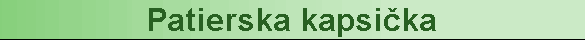 Patierska kapsi?ka